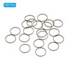 Unique Bargains DIY Crafts Copper Durable Anti-rust Beading Hoop Earrings 60 Pcs - 3 of 4