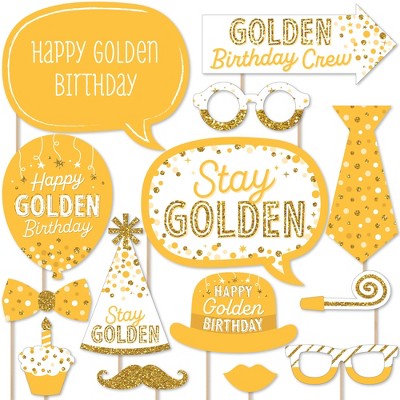 KatchOn, Shiny Gold Star Hanging Swirls - Pack of 30, No DIY | Gold Star  Decorations for Party for Oscar Party Decorations | Hanging Gold Stars