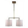 Elegant Lighting Gemma Collection Chandelier D:12 H:51 Lt:2 Burnished Brass Finish - 2 of 2