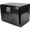 "24" Heavy Duty Aluminum Tool Box, Tread Plate Truck Storage Chest with T-Handle Lock, Waterproof Organizer for Pickups, RVs & Trailers - 3 of 4