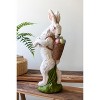 Large Resin Easter Bunny Statue – Basket and Eggs 29.5" Tall by Kalalou - 4 of 4
