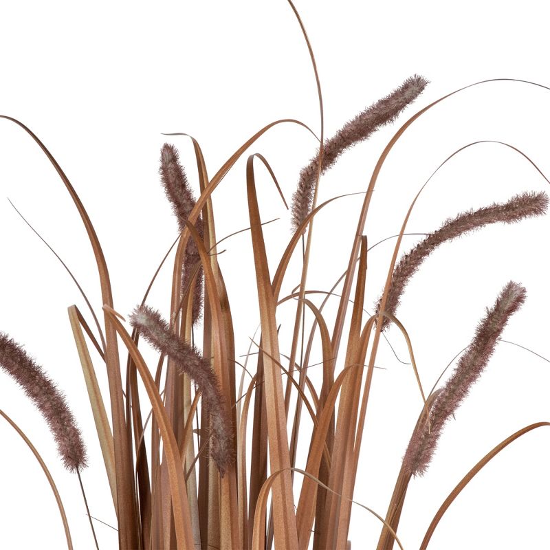 Northlight 40" Potted Brown Artificial Onion Grass Plant, 3 of 6