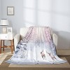 Lomsoe Christmas Pine Tree White Winter Couch Throw Blanket Flannel Soft Blanket for Living Room Bed Sofa Travel Office Camping. - 2 of 4