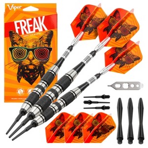 Viper The Freak Soft Tip Darts 3 Knurled Rings Barrel - 18gms - 1 of 4