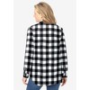 Woman Within Plus Size Pintucked Flannel Shirt - 3 of 4