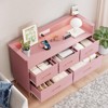 GustoWave Bedroom Dresser with 5 Drawers & LED Lights, 47 in Wide Chest of Drawers, Freestanding Storage Organizer with Gold Legs - 2 of 4