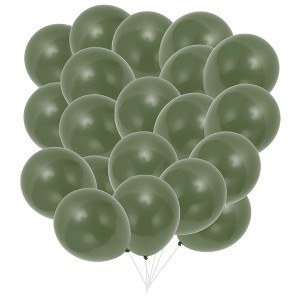 Unique Bargains Latex Helium Balloons 10-inch Round for Wedding Anniversary Graduation Birthday Party Backdrop Decorations 20 Pcs - 1 of 4
