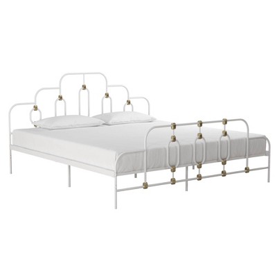 target iron bed king