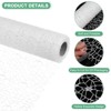 Unique Bargains Jacquard Net Mesh Flower Gift Wrapping Paper 180"x19.7" 1 Pc - 2 of 4