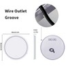 24/32/36in Large Round Smart LED Bathroom Wall Mirror Lighted Round Makeup Vanity Mirror - 2 of 4