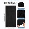 ZUPPAD 4-in-1 Women Winter Beanie Hat Scarf Touchscreen Gloves Ear Warmer Set Fleece Lined Warm Knit Skull Cap with Pom Pom - 4 of 4