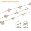 Unique Bargains Brass Smooth Decoration Irregular Gemstone Chains for Jewelry Making Craft - 3 of 4