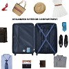3 Piece Expandable Luggage Set, Hardshell Luggage Sets with Spinner Wheels & TSA Lock, Lightweight Carry on Suitcase - 3 of 4
