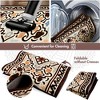 DOMETOUR Farmhouse Kitchen Rugs Set of 3 Washable Throw Rugs with Rubber Backing Non Slip Floor Mats Carpet for Kitchen, Laundry Room - 4 of 4