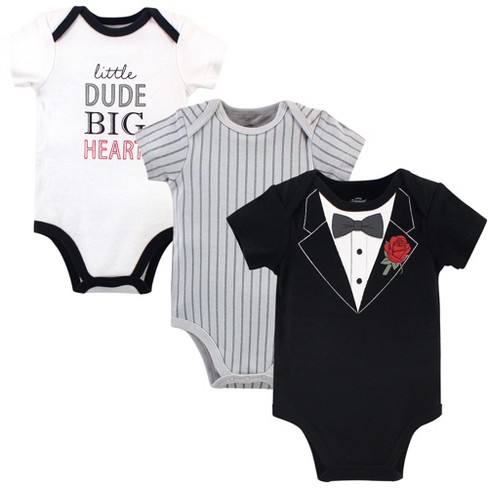 Tuxedo With Bow Tie Baby Boy Baby Bodysuit – Tstars