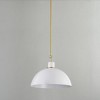 Mitzi Camille 1 - Light Pendant in  Aged Brass/White - 2 of 3