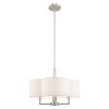 Livex Lighting Chelsea 4 - Light Chandelier in  Brushed Nickel - 3 of 4