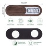 Unique Bargains Kitchen Hotel Indicator Wood Clean Dirty Sign Oval Dishwasher Magnet - 2 of 4
