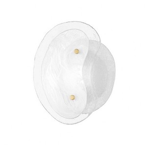 Mitzi Celia 1 - Light Sconce in  Aged Brass White Shade - 1 of 1