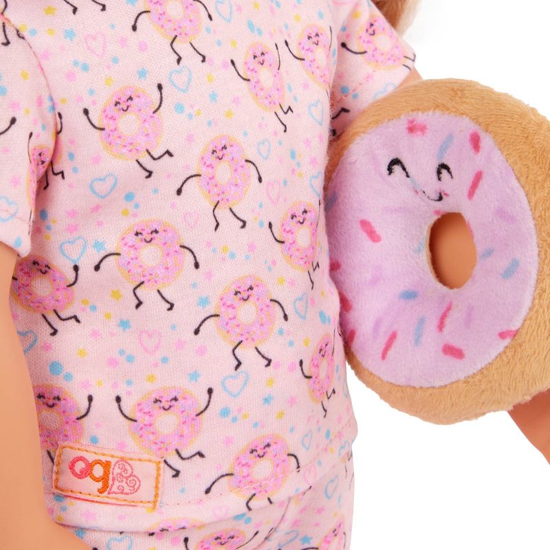 Our Generation Dreaming of Donuts Pink Pajama Outfit &#38; Accessories for 18&#39;&#39; Dolls, 5 of 6