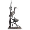 SPI Home Heron Couple with Reeds Sculpture – Aluminum Coastal Accent in Graceful Nature-Inspired Design - 4 of 4