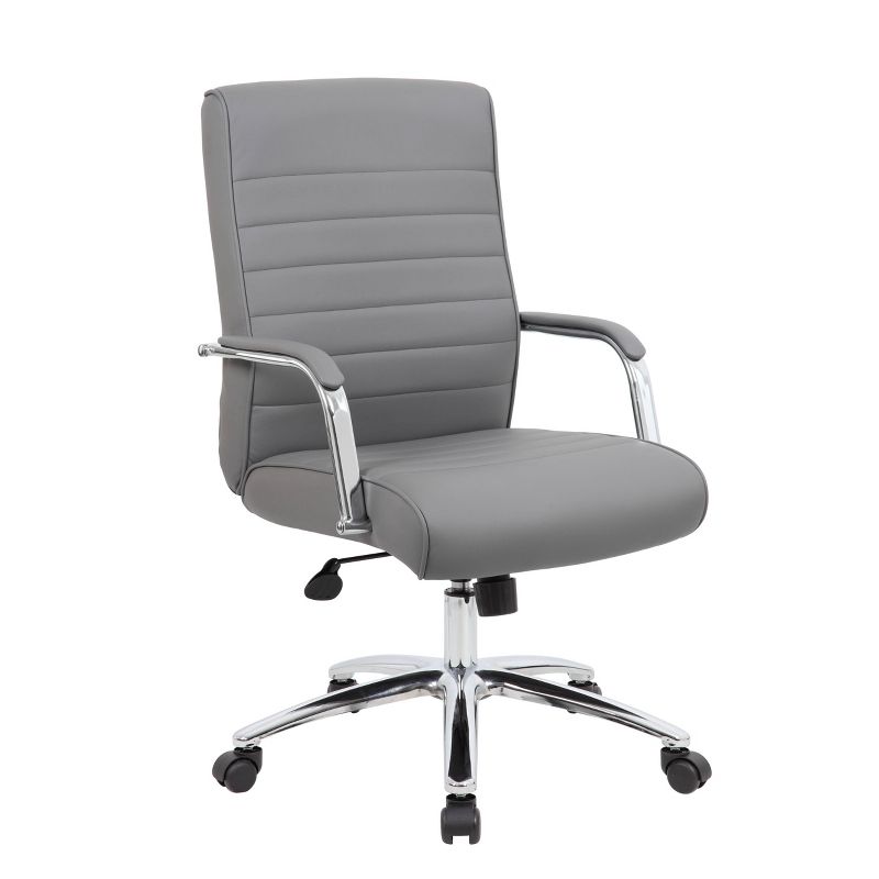 Executive Conference Chair Gray - Boss Office Products, 1 of 10