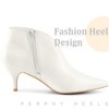 Perphy Women's Pointed Toe V Shape Stiletto Heel Ankle Booties - 4 of 4
