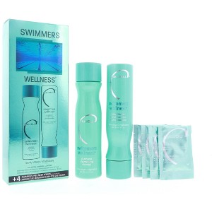 Malibu Swimmers Wellness Treatment Kit (Shampoo 9 oz, Conditioner 9 oz, Hair Remedy 4 x 0.17 oz) - 1 of 4