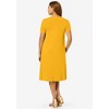 Jessica London Women's Plus Size Stretch Knit A-Line Dress - 3 of 4