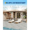 13FT Umbrella Outdoor Patio,Double-Sided Rectangle Umbrella Oversized Shade for 2-6 People - 2 of 4
