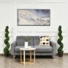 Costway 2 Pack 4FT Artificial Spiral Boxwood Topiary Tree Indoor Outdoor Decor - 2 of 4