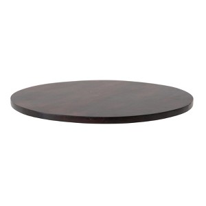 Storied Home Acacia Wood Lazy Susan, Espresso Finish - 1 of 4