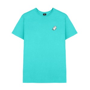 Dalix Ghost Embroidered Soft Cotton Short Sleeve T Shirt Mens - 1 of 4