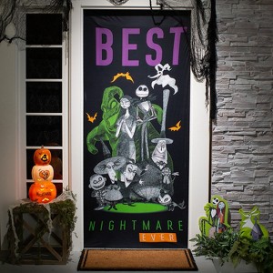 Seasons 6.5 ft The Nightmare Before Christmas Best Nightmare Ever Wall Hanging Decoration - Black - 1 of 2