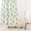 Jacqueline Maldonado Tulips and Lattice Shower Curtain Natural - Deny Designs: Abstract Microfiber, Machine Washable - 2 of 2