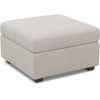Belffin Chenille Ottoman Module - Modular Storage Footrest with Skin-Friendly Fabric & Quick-Install Design - 3 of 4