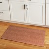 TOWN & COUNTRY BASICS Pax Herringbone Textured Solid Everwash® Washable Area Rug, Low Pile, Non-Slip, Pet & Family Friendly Rug, Rust, 2'11"x4'11" - 2 of 4