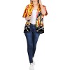 LA LEELA Button Down Shirt for Women Summer Beach Blouse Shirt Coverup Luau Blouse Short Sleeve Vacation Button Up Shirts Hawaiian T Shirt - 2 of 4