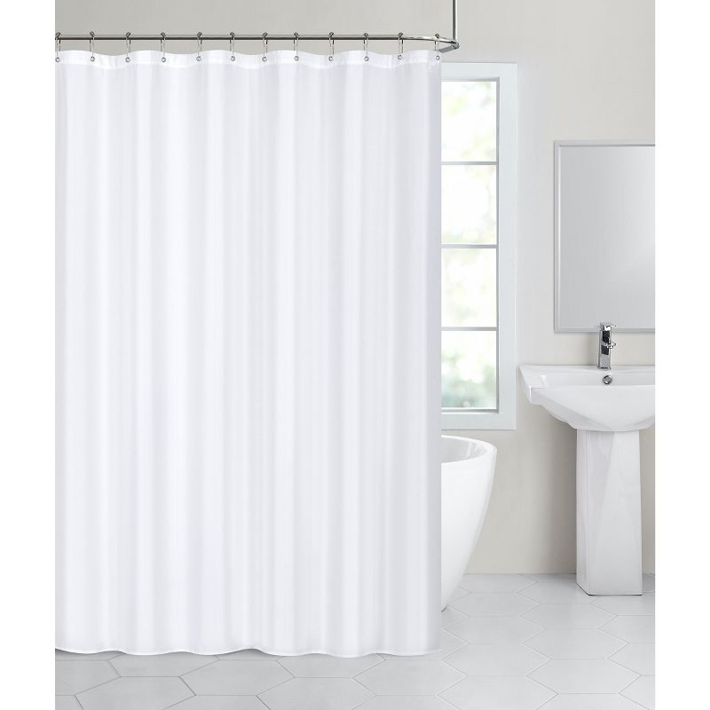 GoodGram Hotel Collection Fabric Shower Curtain Liners With Reinforced Hook Holes, 1 of 8