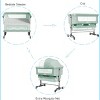 KTMBDW Baby Bassinet Bedside Crib, 3-in-1 Baby Bassinet Bedside Sleeper with Mattress and Soft,Breathable Sheet,Height Adjustable, Stable for Newborns - 3 of 4