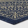 Butterfield Woven Novelty Area Rug Navy - Threshold™ - 2 of 3