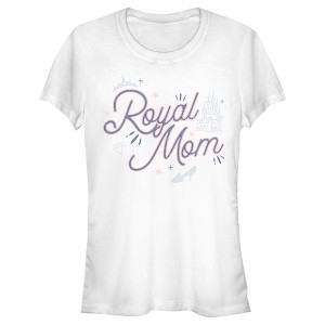 Juniors Womens Disney Royal Mom  T-Shirt -  - - 1 of 4