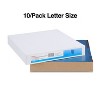 MyOfficeInnovations Moisture-Resistant Classification Folders 2/5 Top Tab Ltr 2 Div NavyBl 614620 - 3 of 4