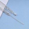 HTUTWOO Boho Layered Wave Pendant Necklace Choker Silver Tassel Necklace Crystal Necklace Vintage Multi Layer Necklace Chain Jewelry for Women - 4 of 4