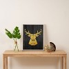 Nick Nelson Deer Symmetry Framed Art Canvas - Society6 - image 3 of 4