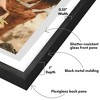 Americanflat Aluminum 5x7 Floating Picture Frame - Use as 4x6 Picture Frame or Display 5x7 Photo - Photo Frames for Wall Display - Black - 3 of 4