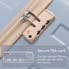 BEAFUP Set of 3 Luggage ABS,Hardshell Hardside Lightweight Durable Suitcase sets,Spinner Wheels Suitcase with TSA Lock 20''24''28'' - 4 of 4