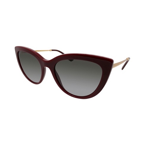 Dolce & Gabbana Dg 4408 30918g Womens Cat-eye Sunglasses Red 54mm : Target