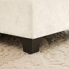 Sapphtopaz Modern Minimalist Ottoman with Thick Chenille Upholstered Foot Stool for Sofa with Sturdy Legs Vanity Stool for Living Room,Bedroom - 3 of 4