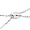 .925 Sterling Silver Diamond Accent Heart Infinity Bolo Adjustable Bracelet - 2 of 4